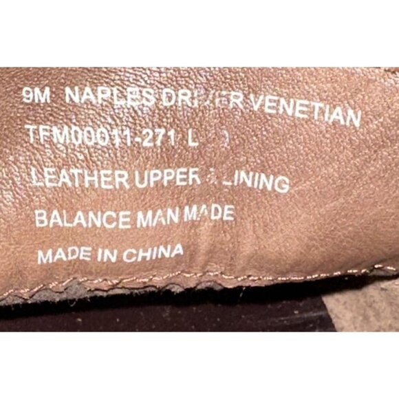 Tommy Bahama Mens Naples Driver Venetian Brown Leather Loafers Size‎ 9M Casual - Picture 11 of 11